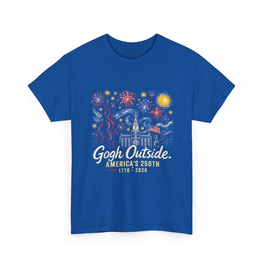 250th Anniversary Tee, Gogh Outside America’s 250th 1776 2026 Starry Night Shirt