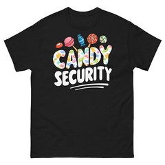 Candy Security Halloween Costume Sweets Novelty Unisex Classic Tee