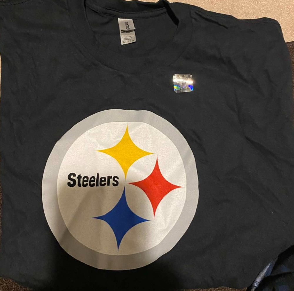BUD LIGHT / PITTSBURGH STEELERS BRAND NEW XL T-SHIRT BLACK GILDAN OFFICIAL NFL