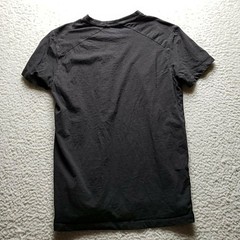 Kenneth Cole Shirt Mens Medium Black Solid V-Neck Tagless Stretch Jersey Tee
