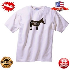Smoking Donkey T-Shirt Funny Cigar Smoker Gift Shirt