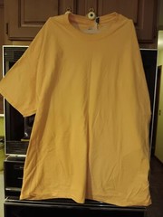 Hanes Beefy-T Cotton Plain Crew Neck Short Sleeves Adult T-Shirt Size 3X Salmon