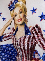 Dolly Pardon For President Sequins Tshirt Unisex 2XL Big Américan Patriotic ‘16