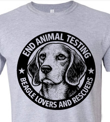End Animal Testing T-Shirt Beagle Lovers And Rescuers Benefits Nonprofit