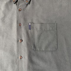 Vtg Chaps Ralph Lauren Men’s Size Large Green Long Sleeve Button Up Shirt Y2K
