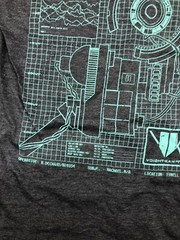 Bella + Canvas Unisex T Shirt Small Jersey Tee Shirt Blade Runner Gray