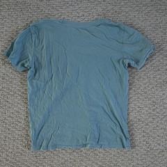 J.Crew Men’s Blue Solid Cotton Jersey Crew Neck Pocket Tee Short Sleeve M
