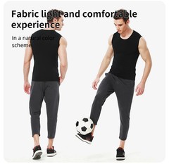 3/1Piece Men’s Cotton Sleeveless Muscle Shirts Vest Wide Shoulder Sports Fitness