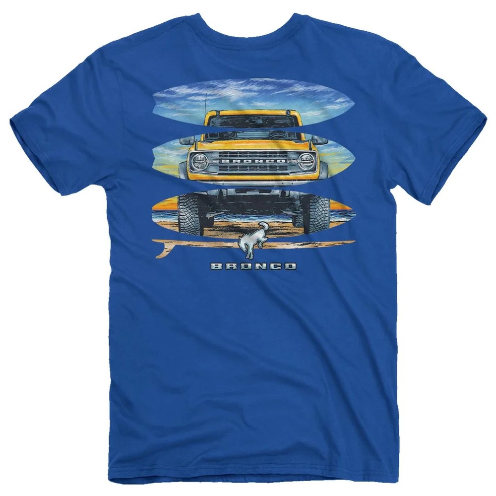 Ford Bronco Surf T-shirt Licensed apparel Jedco Surf Boards shirt NEW S-3XL