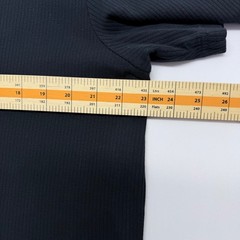 Croft & Barrow Mens Ribbed 100% Cotton Short Sleeve T-Shirt Black Large