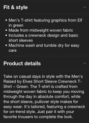New Elf Raised By Elves Buddy Will Ferrell Mens Christmas T-Shirt Med Green
