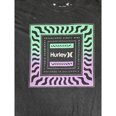 Hurley Mens T Shirt Size S Black Everyday Washed Graphic Print Short Sleeve