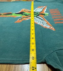 Nirvana In Utero T-Shirt Mens XL Faded Green Grunge Kurt Cobain Band Tee 2021