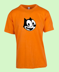 MEN WOMENS TEE TSHIRT FELIX THE CAT FACE HAPPY FRIEND CARTOON FUN COOL GIFT NEW