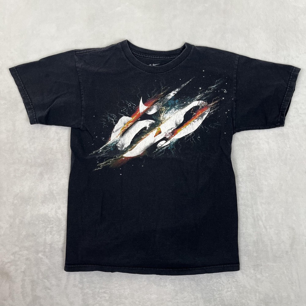 Vintage Nike SB 6.0 T-Shirt Mens Small Black Lightning Logo Graphic Skateboard