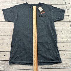 NEW 5.11 Short Sleeve Logo T Shirt Men’s Small Indigo Blue