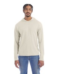 Hanes Mens 100% Cotton Garment-Dyed Hooded Long Sleeve Shirt GDH280
