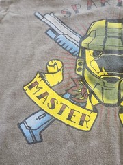 Halo Spartans Master Chief Unisex L Short Sleeve T-Shirt Tattoo Style Graphic