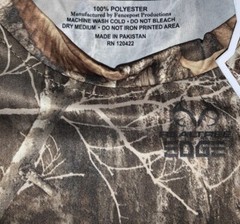 XL Real Tree Edge 100% Polyester Camouflage Short Sleeve Shirt (RT3)