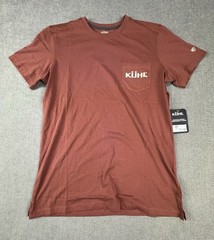 Kuhl Shirt Mens Medium Rust Organic Cotton Brown Hiking Trek New