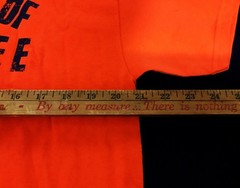 University of Tennessee Martin Orange T Shirt Size Large