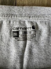 Carhartt Loose Fit Long Sleeves Bundle of 2 Size 2XL Light Gray and Black