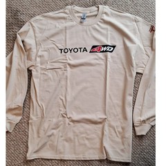 Toyota Long Sleeve T-shirt Pre-Owned Excellent Condition Size L, XL, 2XL