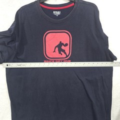 And1 Men’s Y2K Black Basketball Short Sleeve T-shirt Size XL “Since Day One”