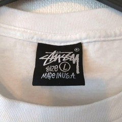 Stüssy Sade White T-Shirt Single Stitch USA Made Size L Used From Japan
