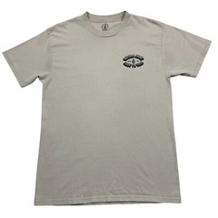 Volcom Stone Men’s Graphic T-Shirt “True To This” Y2K Beige Size M Cotton