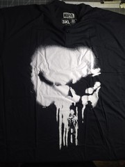 Loot Crate 2019 Marvel’s Punisher Frank Castle Skull Henley T-Shirt CHOOSE SIZE