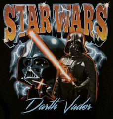 Star Wars Darth Vader Graphic T-Shirt Mens Medium M Black Sith Lord Cotton Tee