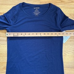 Tommy John Sleekheat Long Sleeve Crew Neck Shirt Mens Small Black Iris NWT