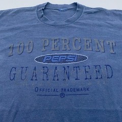 vintage 90s PEPSI 100% GUARANTEED T-Shirt XL soda pop snack food soft