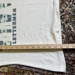 Rare Vintage 70s/80s The-Letterman Band Shirt XS Pop-Trio 16” x 23”