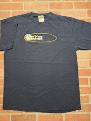 Echo & The Bunnymen Vintage 90s Rock Punk Band T Shirt Size XL Blue