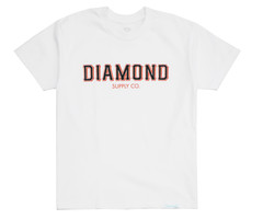 New Diamond Supply Co. SF Diamond Print Logo Men’s Cotton White T Shirt RDAM-570