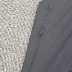 Members Mark Mens Pullover Large Size Black Long Sleeves Top Zip Pocket