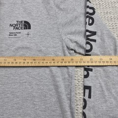 The North Face Shirt Mens Medium Gray Long Sleeve Logo Graphic Outdoor Tee