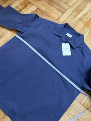 Octobre Editions Smock Pullover Jacket Long sleeve Shirt men’s Sz XL Navy