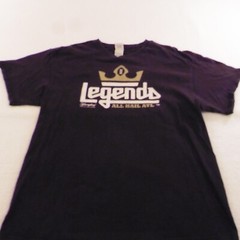 Legends Shirt Men’s Extra Large Black 90’s Skater Apparel Vintage Retro JNCO Era