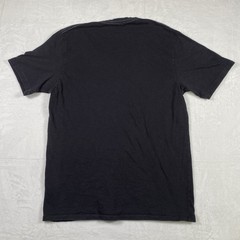 Kenneth Cole V-Neck Tee Men’s Size XL Plain Black Striped Texture Casual
