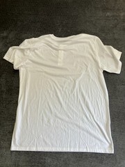 Fresh Clean Threads T-Shirt Men 2XLT White Soft Knit Cotton Casual Henley Neck
