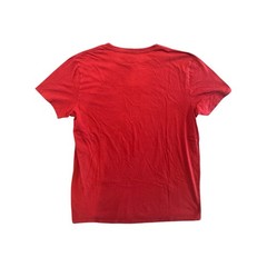 Lee Jeans Graphic T Shirt Mens Large Red Tiger Logo Tee Cotton Short Sleeve