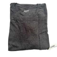 Goodthreads Men’s Short Sleeve Crewneck Cotton T-shirt Gray Size 3XL