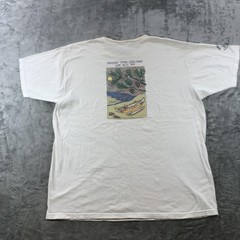 Vintage Hang Ten Shirt Mens XL White Fruit Of The Loom Beer 1999 Tee