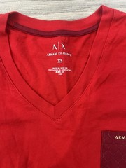 Armani Exchange Men’s Short Sleeve T-Shirt Red XS