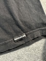 Rockstar Games Shirt Mens Small Black Glitch Logo Graphic Tee Video Game