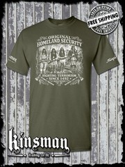 Fighting Terrorism Since 1492 Homeland Security T-Shirt Native American Indian