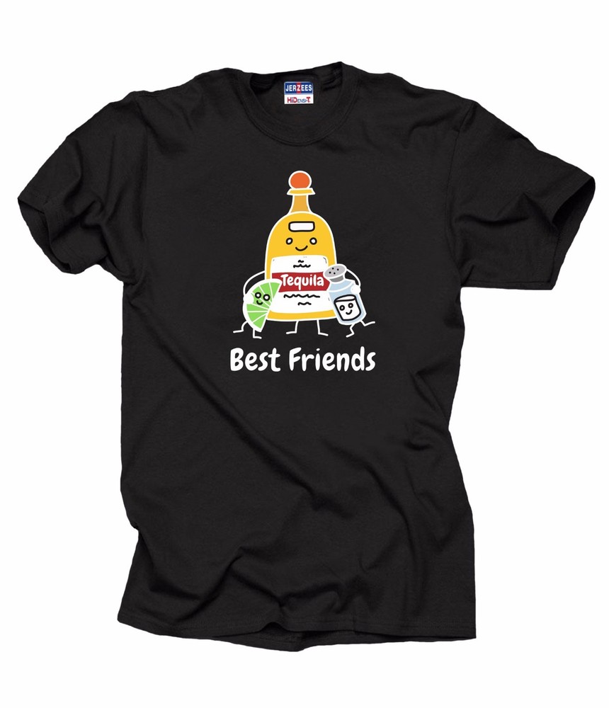 Party T-shirt Tequila Vodka Lemon SALT Funny Birthday Party Club T-shirt